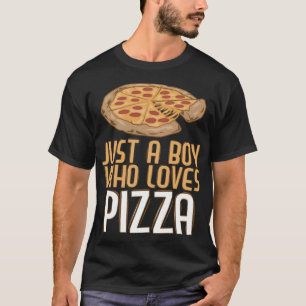 Nur ein Junge, der Pizza Lieben Pizza Funny Pizza T-Shirt