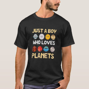 Nur ein Junge, der Planets Astronomie Solar Syst L T-Shirt