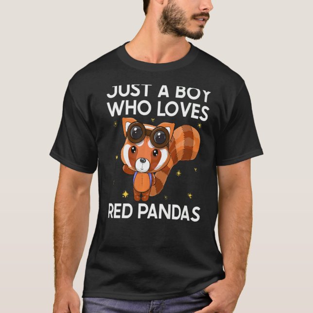Nur ein Junge, der Red Pandas Red Panda für Kinder T-Shirt (Vorderseite)