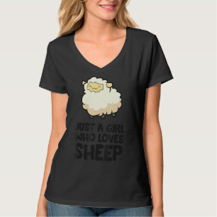 Nur ein Junge, der Schaf Herder Liebe T-Shirt