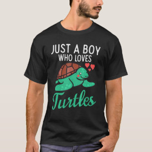 Nur ein Junge, der Schildkröten Aquatic Animals To T-Shirt