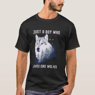 Nur ein Junge, der schreckliche Wölfe Liebe T-Shirt