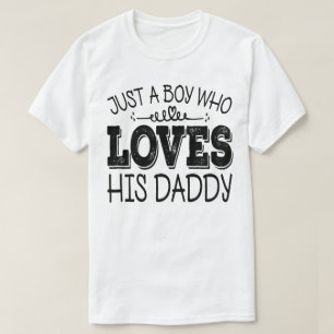 Nur ein Junge, der seinen Vater Coole Geburtstagsp T-Shirt