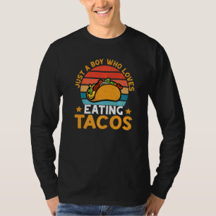 Nur ein Junge, der Taco Taco essen liebt Viva Méxi T-Shirt