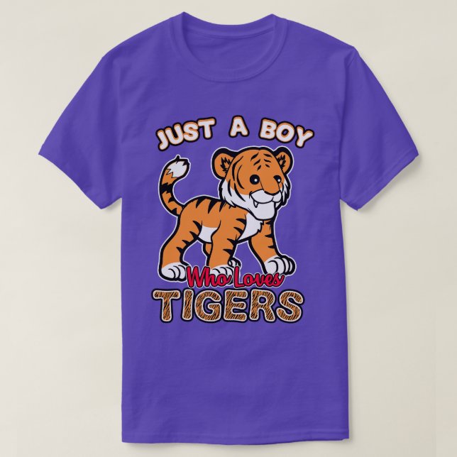 Nur ein Junge, der Tiger Liebe T-Shirt (Design vorne)