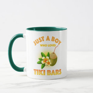 Nur ein Junge, der Tiki Bars Lieben Tasse