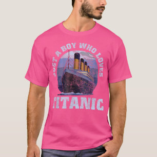 Nur ein Junge, der Titanic Titanic Classic Ship Li T-Shirt