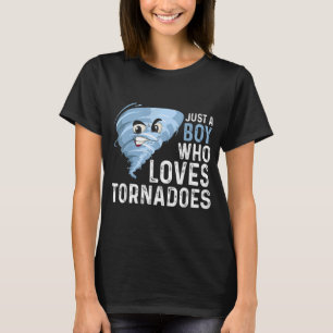 Nur ein Junge, der Tornadoes Storm Weather Meteo L T-Shirt