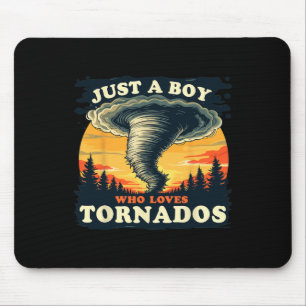 Nur ein Junge, der Tornados Meteorologie Storm Ch Mousepad