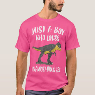 Nur ein Junge, der Tyrannosaurus Rex Dinosaurier L T-Shirt