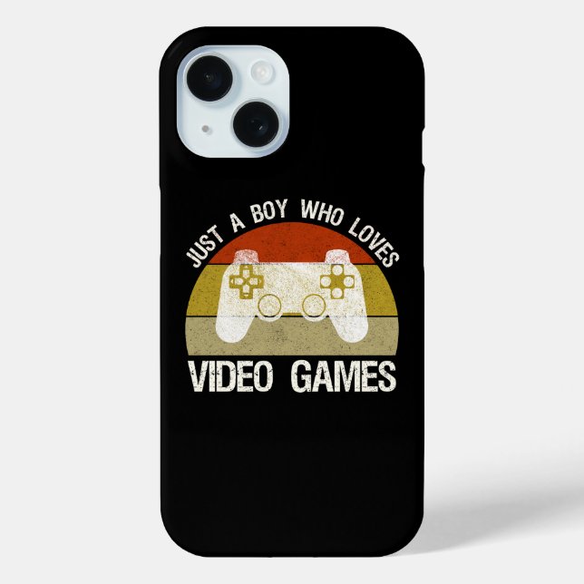 Nur ein Junge, der Videospiele liebt Case-Mate iPhone Hülle (Rückseite)