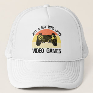 Nur ein Junge, der Videospiele liebt Truckerkappe