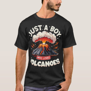 Nur ein Junge, der Vulkanologen liebt Vulkanologe T-Shirt