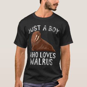Nur ein Junge, der Walrus Liebe T-Shirt