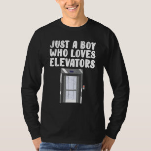 Nur ein Junge Lieben Aufzug Technischer Mechaniker T-Shirt