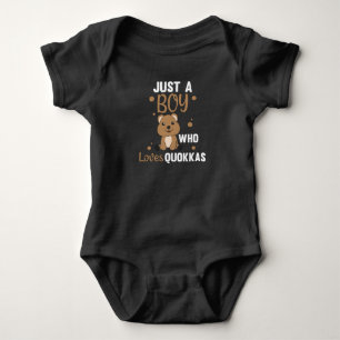 Nur ein Junge von Quokkas Lieben - Sweet Quokka Baby Strampler