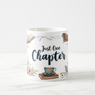 Nur ein Kapitel - Cosy Boho Floral Book Lover Kaffeetasse