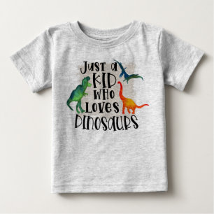Nur ein Kind, das Dinosaurier Liebe Baby T - Shirt