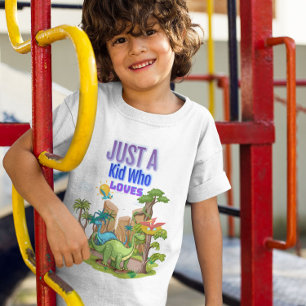 Nur Ein Kind, Das Dinosaurier Liebt Tri-Blend Shirt