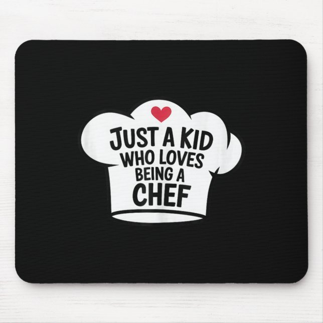 Nur ein Kind, das Liebe Koch Cool kochen Lover Mousepad (Vorne)