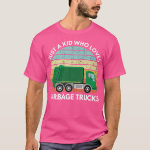 Nur ein Kind, das Mülltransporter Liebe T-Shirt