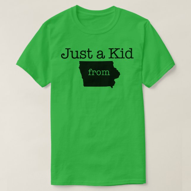 Nur ein Kind von IOWA TShirt (Design vorne)