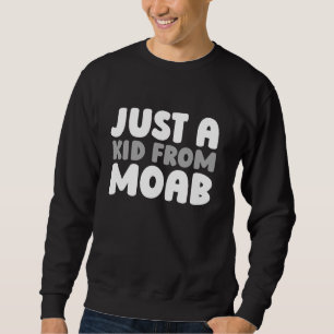 Nur ein Kind von Utah Moab American USA, die in de Sweatshirt