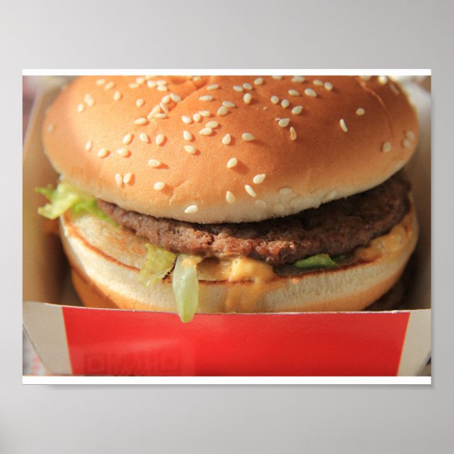 Nur ein klassischer Hamburger Poster (Vorne)