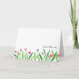 Nur ein kleiner Hinweis: Floral Mütter Day Karte