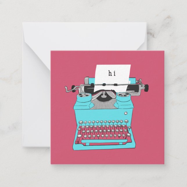 Nur ein kleiner Hinweis, Hallo Mitteilungskarte (Vorderseite)