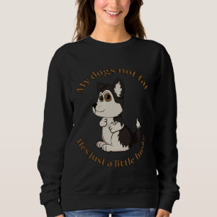 Nur ein kleiner Husky Hazel Eyes Boy Dog Sweatshirt