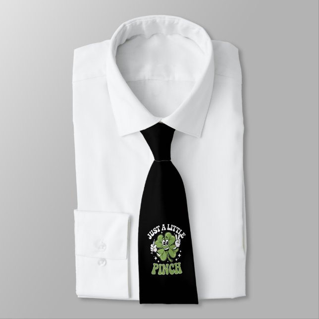 Nur ein kleiner Pinch Nurse St Patrick's Day Krawatte (Gebunden)