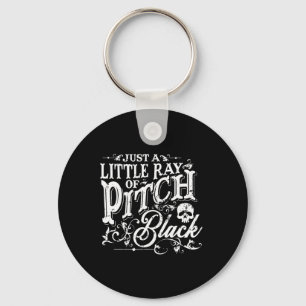 Nur ein kleiner Ray Pitch Black Spooky Season Hal Schlüsselanhänger