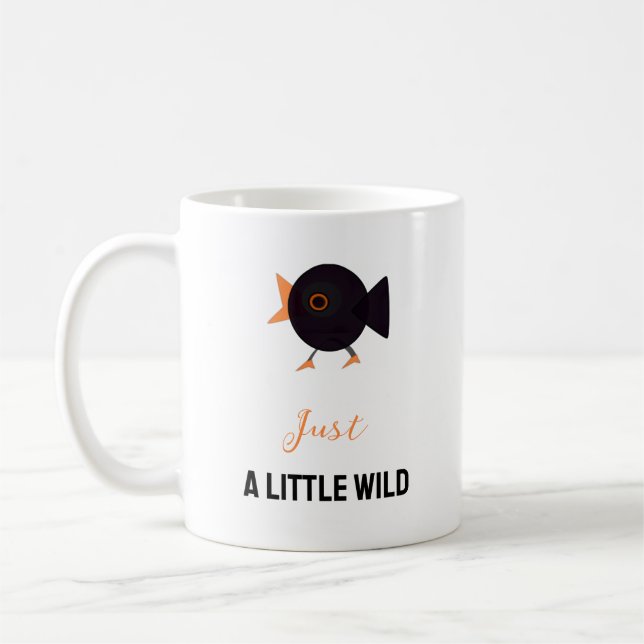 Nur ein kleiner wilder Vogel-Mug Kaffeetasse (Links)