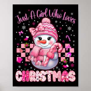 Nur ein kleines Mädchen, das Weihnachten liebt Nk Poster