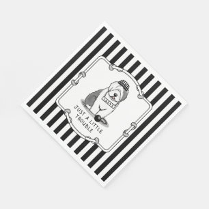 Nur ein kleines Problem Old English Sheepdog Gray Serviette