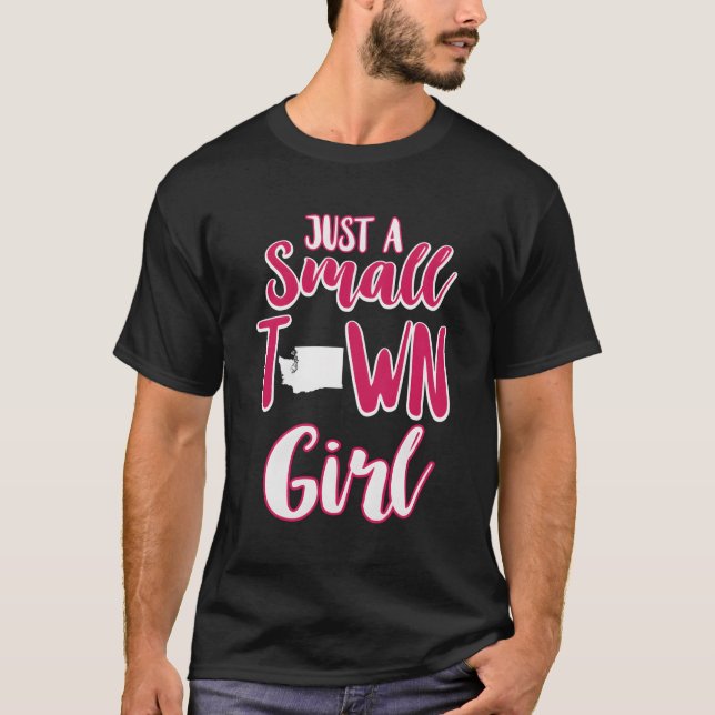 Nur ein kleines Städtchen Girl Washington T-Shirt (Vorderseite)