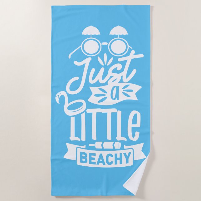 nur ein kleines Strandtuch (Vorderseite)
