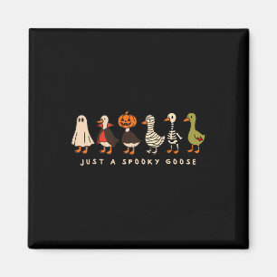 Nur ein kurioses Goose Halloween Albern Gänsedusch Magnet