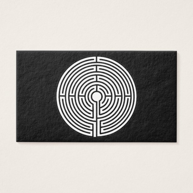 Nur ein Labyrinth aus schwarz (Vorderseite)