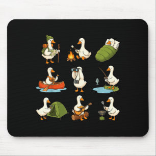 Nur ein Lager-Gans-Shirt, dumme Gans, Camping Mousepad