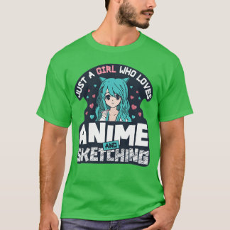 Nur ein Mädchen Anime vintage T-Shirt