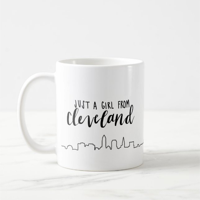 Nur ein Mädchen aus Cleveland Kaffeetasse (Links)