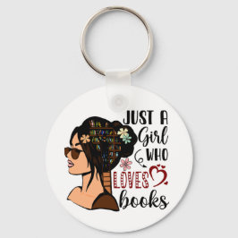 NUR EIN MÄDCHEN, buchen Sie Lover Floral Books Rea Schlüsselanhänger