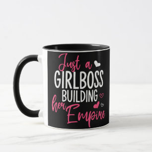 Nur ein Mädchen Chef Gebäude ihr Imperium Frauen i Tasse