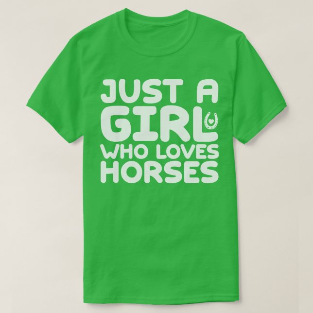Nur ein Mädchen, das 2 Lieben T-Shirt (Design vorne)