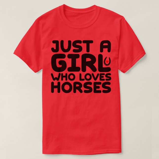 Nur ein Mädchen, das 3 Lieben hat T-Shirt (Design vorne)