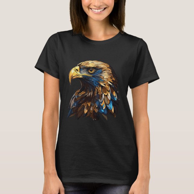 Nur ein Mädchen, das Adler Lieben T-Shirt (Vorderseite)