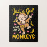 Nur ein Mädchen, das Affen Liebe Puzzle<br><div class="desc">Nur ein Mädchen,  das Affen Liebe</div>