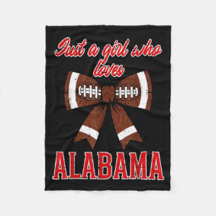 Nur ein Mädchen, das Alabama-Kinder Frauen Mädchen Fleecedecke